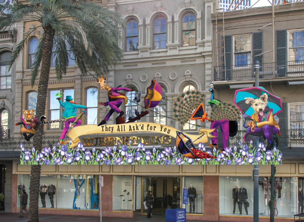 New Orleans Celebrate Canal Coalition Windows on Canal Art.