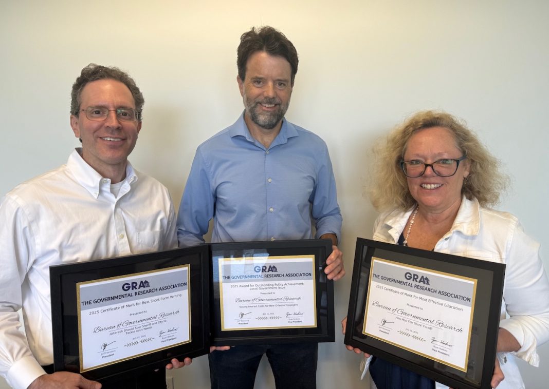 BGR Honored for Helping New Orleans Save $88.5M