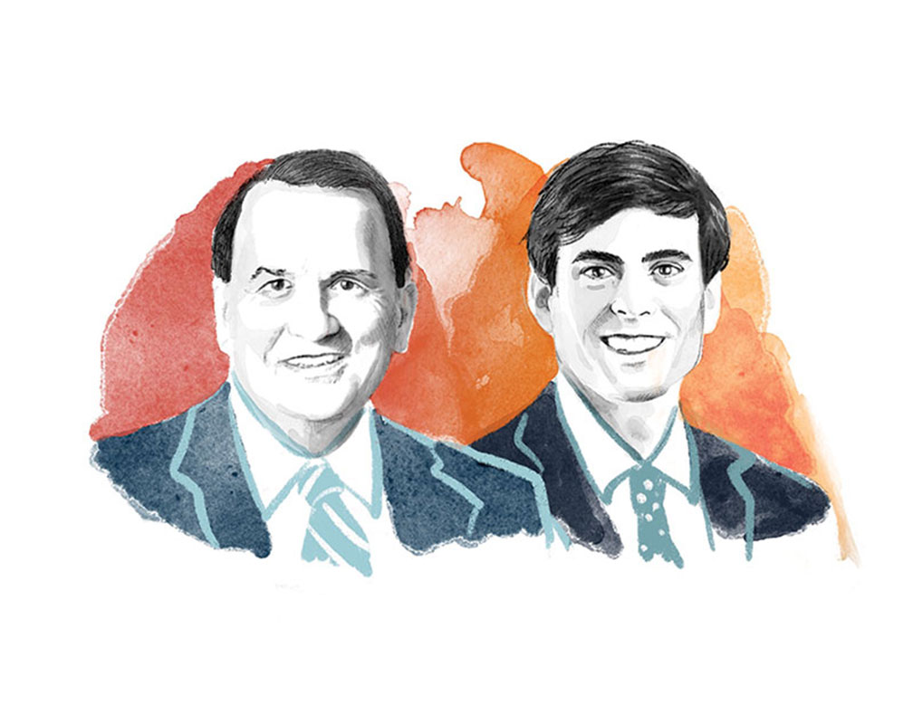 Scott Whittaker (left) and Ed Bukaty illustration by S.E. George