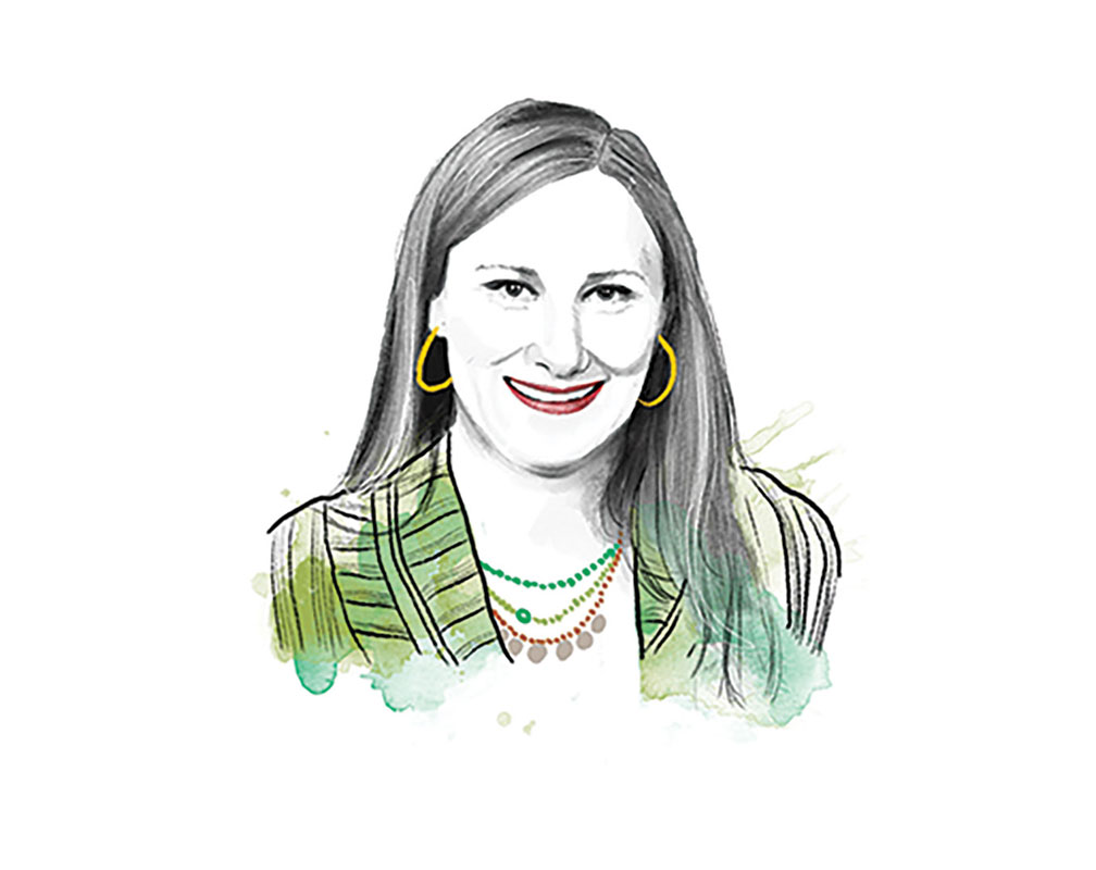 Sarah Higgins illustration by S.E. George