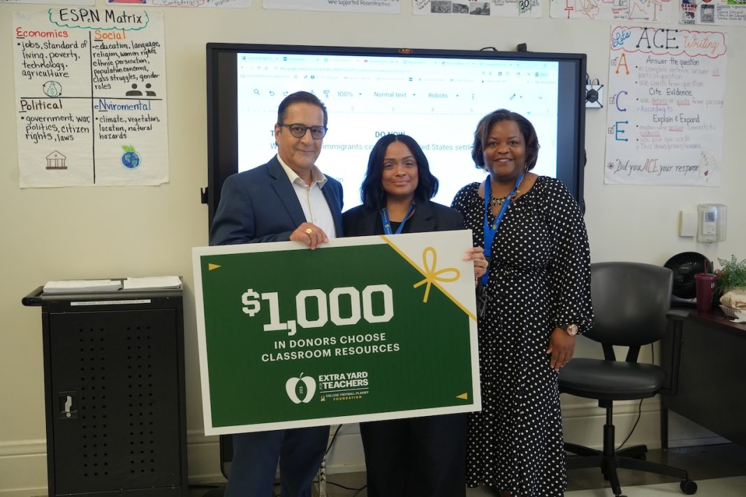 CFP Foundation Donates $1,000 for Teachers