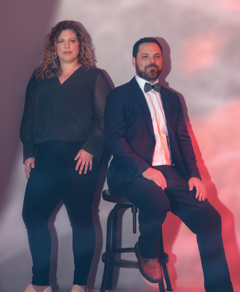 Jessica Walker and David Demsey