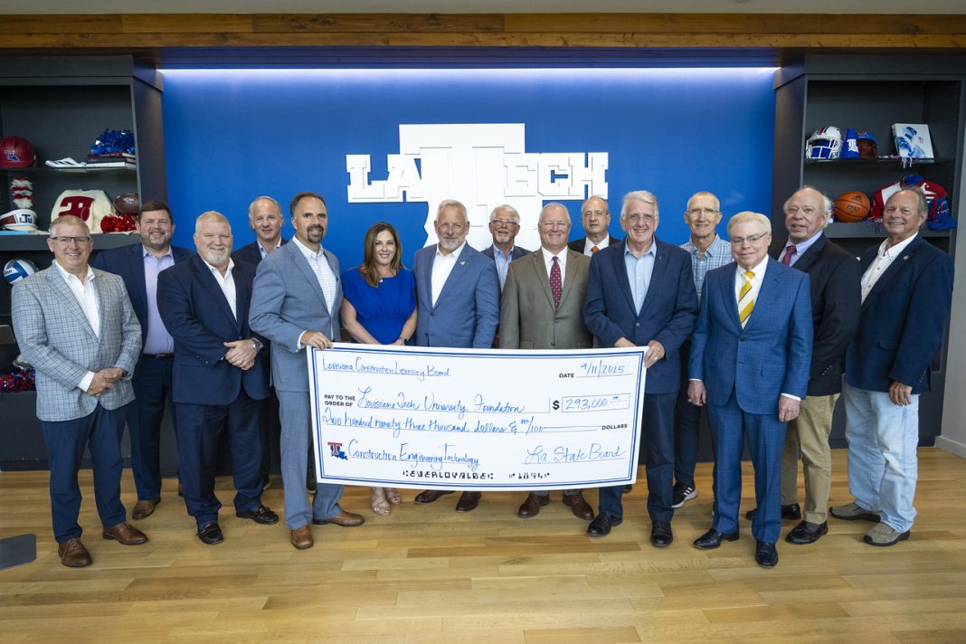 State Licensing Board Donates $293K to Louisiana Tech