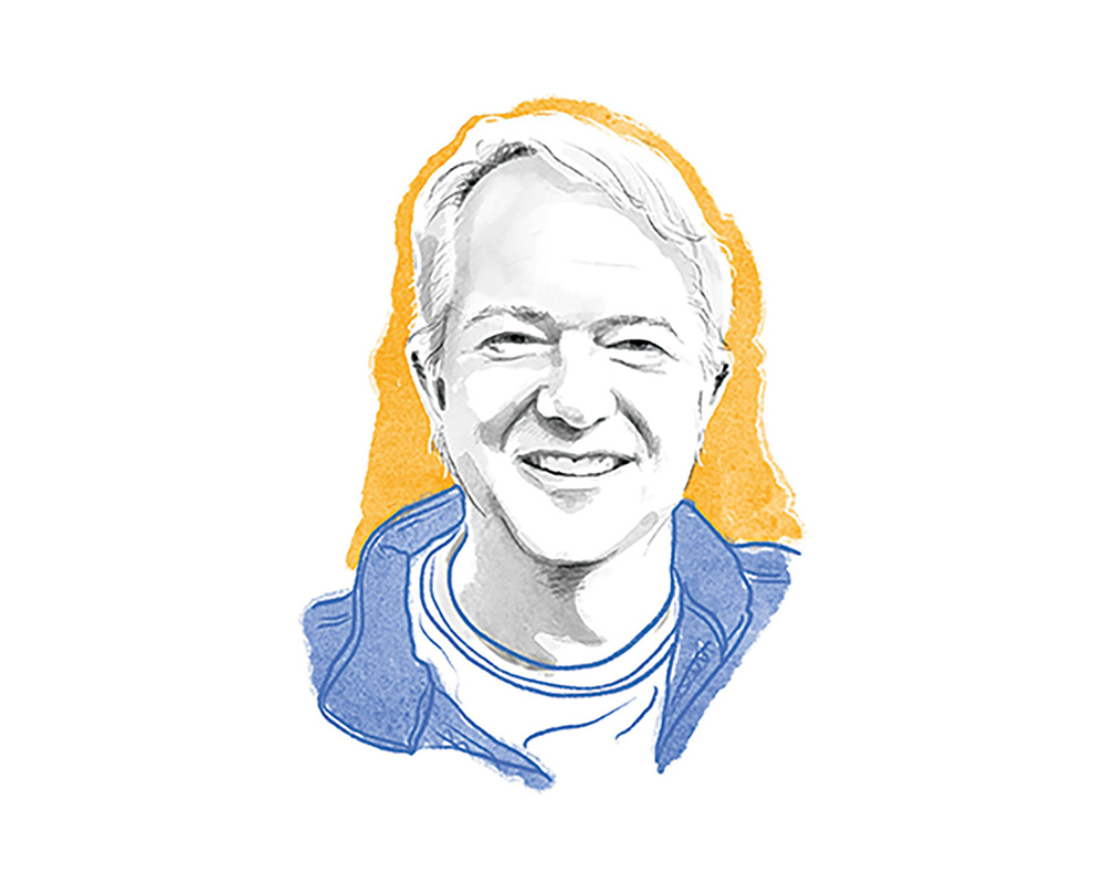 Illustration of Dickson Griswold by S.E. George