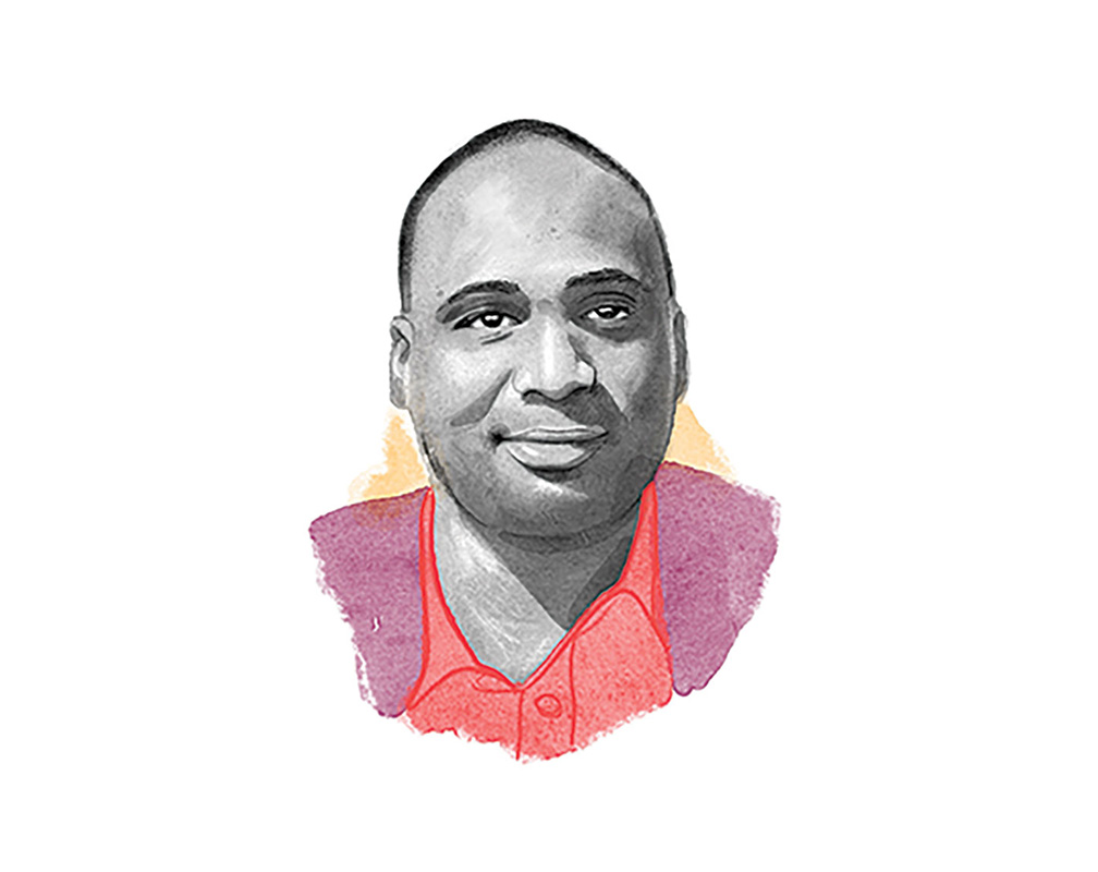 Illustration of John R. Kerry by S.E. George