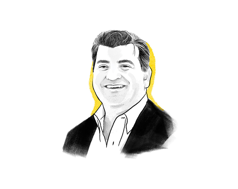 Headshot Illustration of Ryan D. Mayer by S.E. George