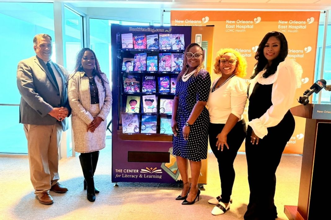 New Orleans East Hospital Launches Book Vending Machine