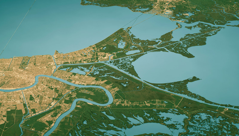 St. Bernard Parish map