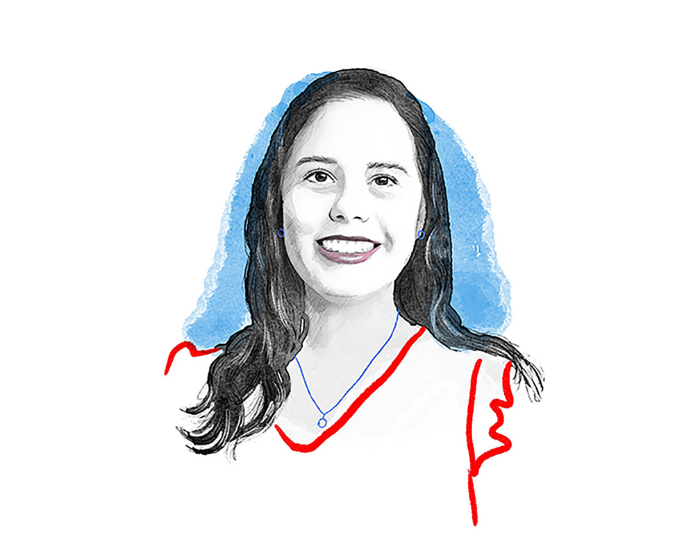 Meaghan McCormack headshot illustration by S.E. George
