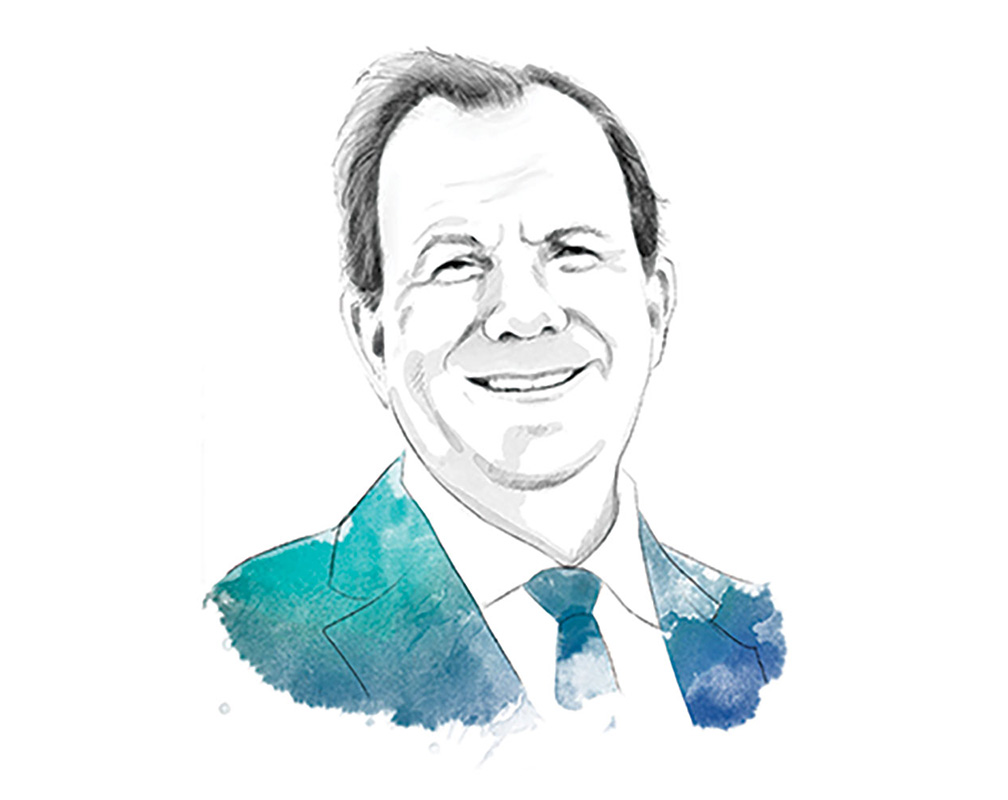Jim Cook illustration headshot by S.E. George