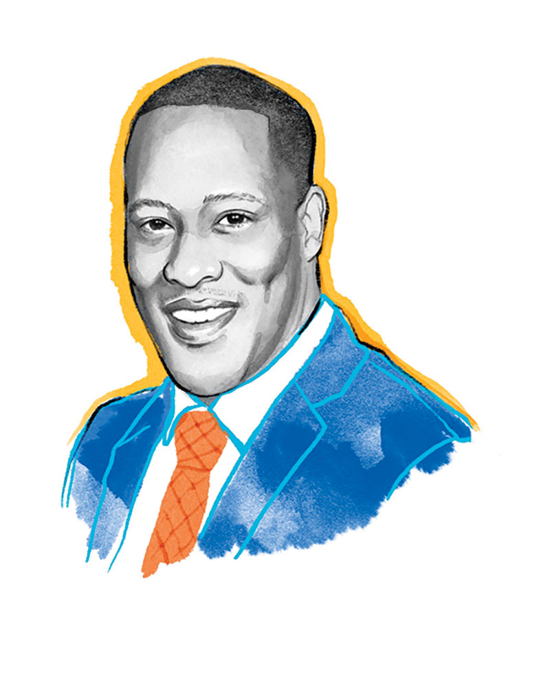 Larry Washington Illustration by S.E. George