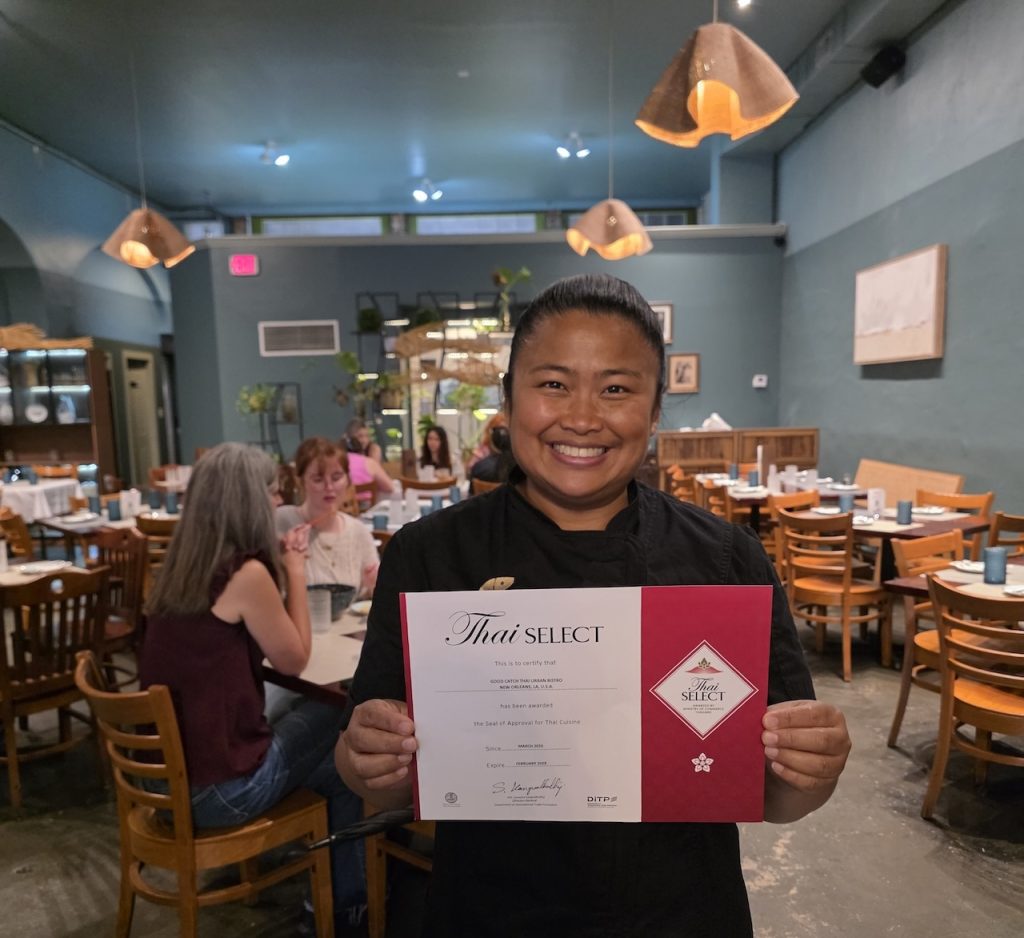Good Catch Earns Rare International Thai Cuisine Recognition