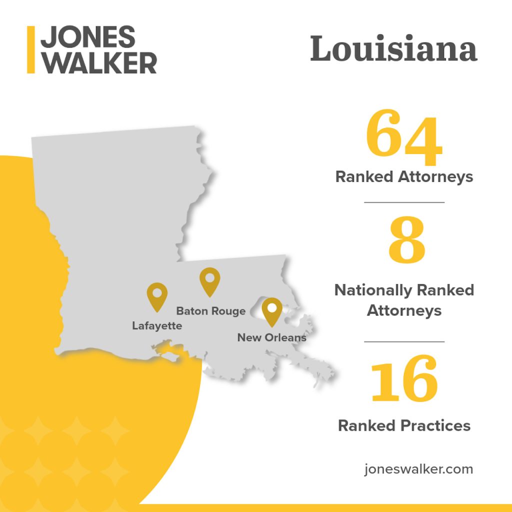 100 Jones Walker Attorneys Ranked in Chambers USA