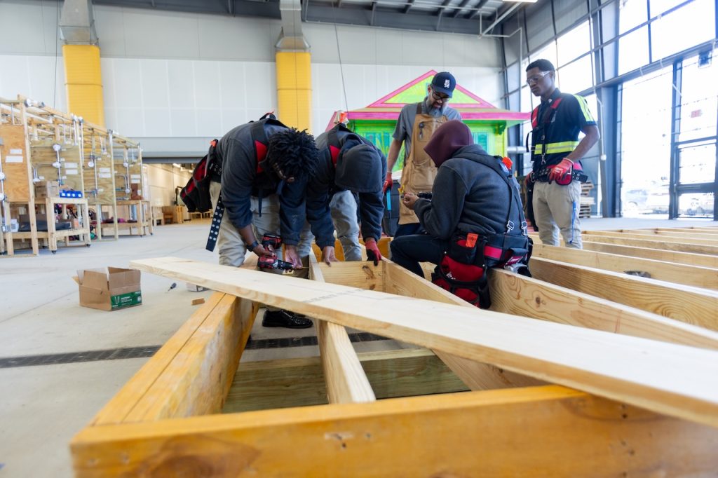NOCC Trainees Build Tiny House and Skills