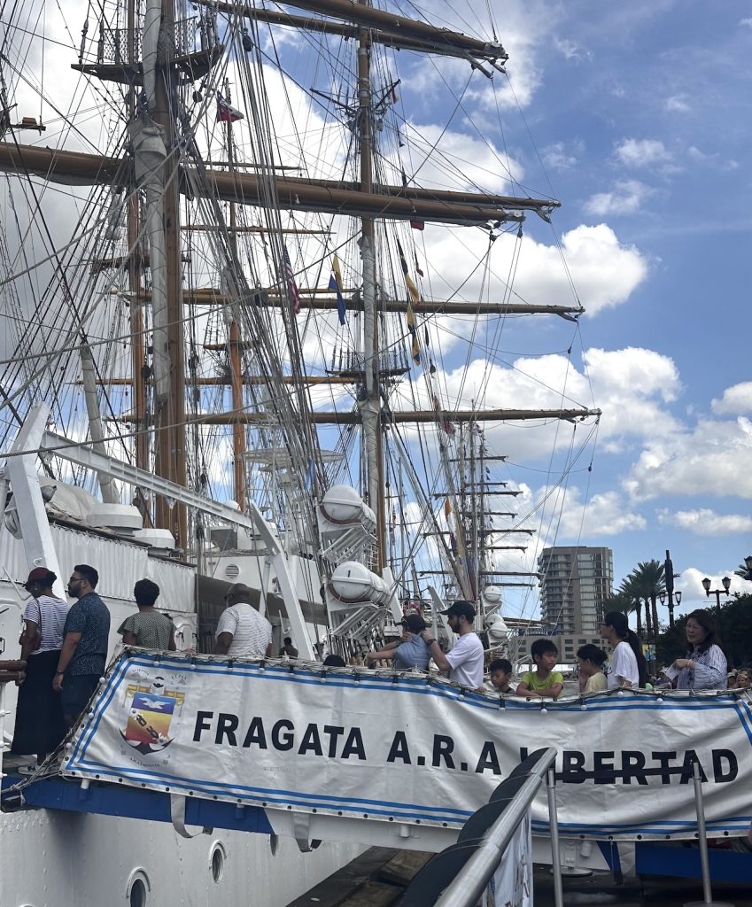 Sail 250 Draws 125,000 to New Orleans Waterfront. Photo by Maria Stambaugh.