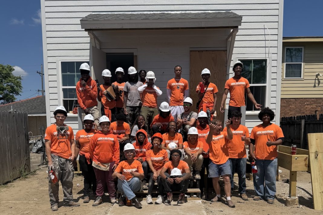 unCommon Construction Apprentices Complete Affordable Housing Project