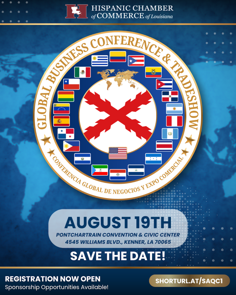 HCCL to Host Global Conference & Tradeshow. Image provided by the Hispanic Chamber of Commerce of Louisiana.