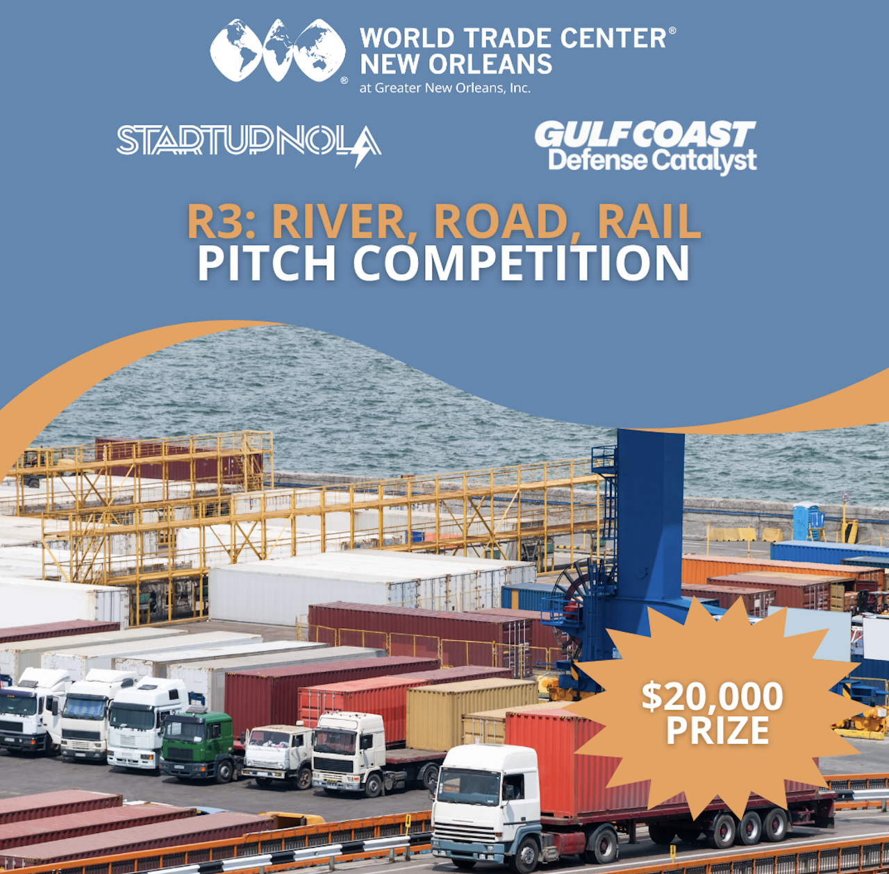 River Chain Defence $20K R:3 River, Road, Rail Pitch Deadline Extended - Biz New Orleans